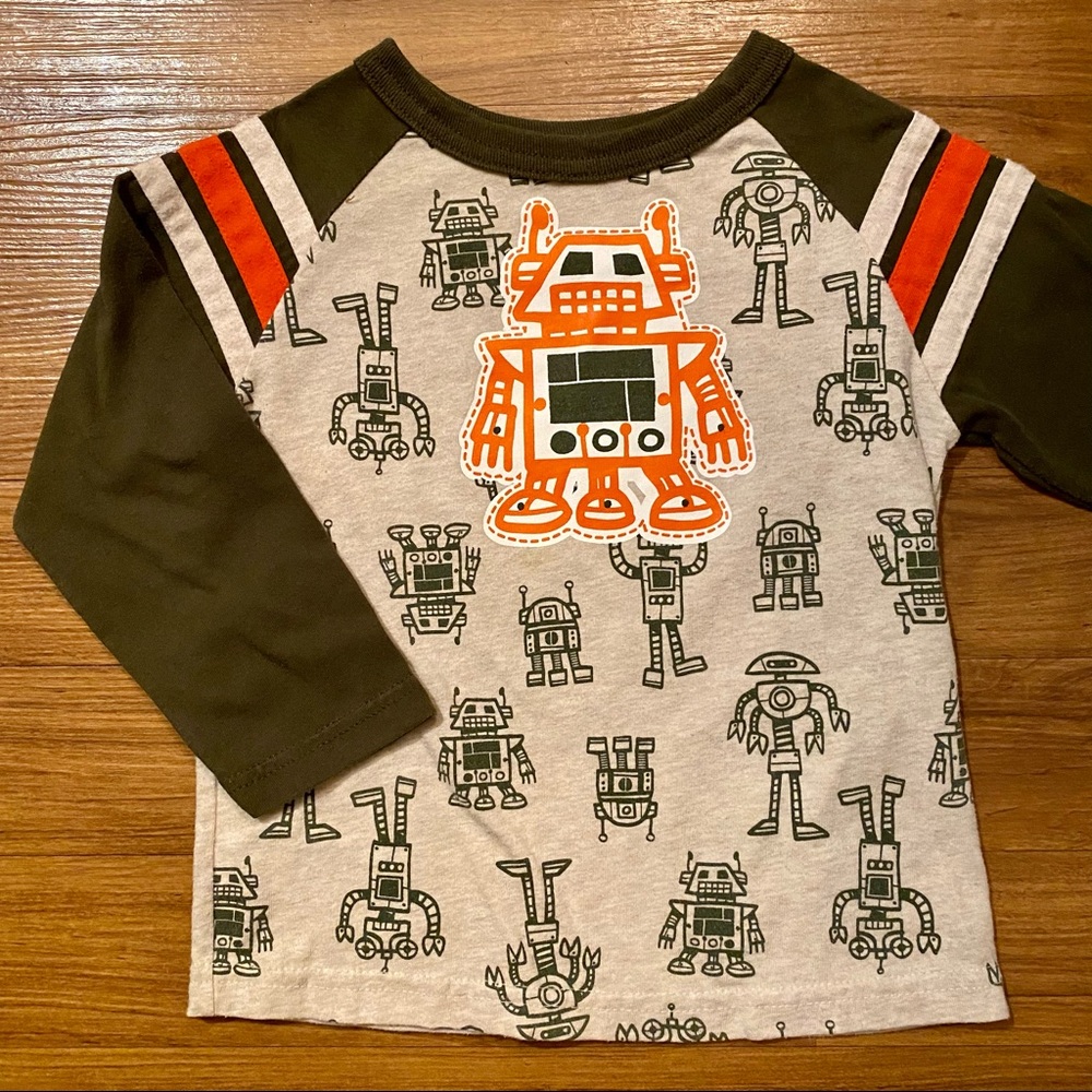 Robot Long Sleeve Shirt - 3T 🤖